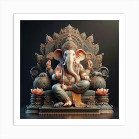 Ganesha 3 Art Print