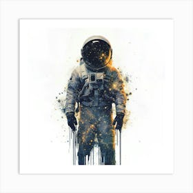 Spaceman.Generated AI. Wall Art Print Art Print