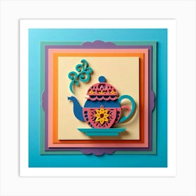 Decorative Tea Vibes 3 Art Print