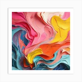 Abstract Painting 4 Art Print