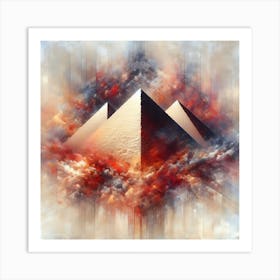 Pyramids Of Giza 1 Art Print