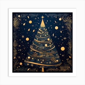 Elegant Christmas Design Series064 Art Print