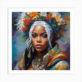 African Woman Art Print