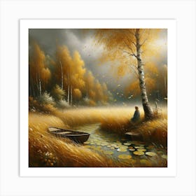 Autumn In The Woods Art Print