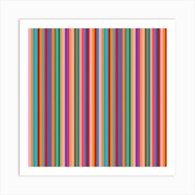 Rainbow Stripes Art Print