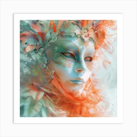 Venice Mask Art Print