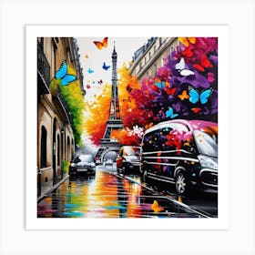 Paris Eiffel Tower 58 Art Print