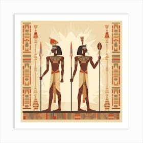 Egyptian Gods Art Print