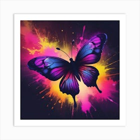 Butterfly Painting 274 Art Print