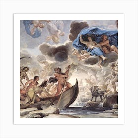 Birth Of Aphrodite Art Print