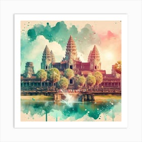 Angkor Wat 8 Art Print