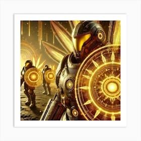 Helioguard Energy Shields Converted Art Print