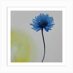 Blue Flower Art Print