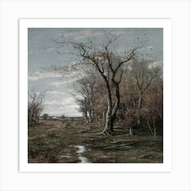 Landscape With Trees 2 Art Print