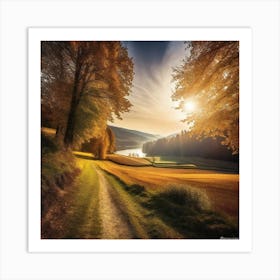 Autumn In The Countryside 3 Art Print