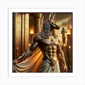 Egyptian God Art Print