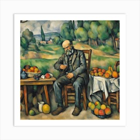 Fruit Seller Art Print