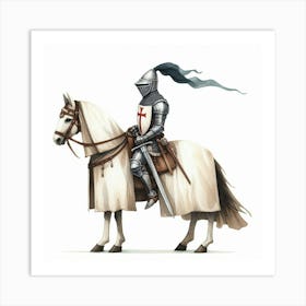 Medieval knight 7 Art Print