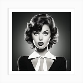 Pinup Girl Art Print