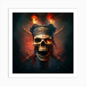 The pirate Art Print