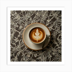 Coffee Latte Art 41 Art Print