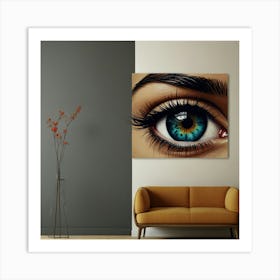 Blue Eye Art Print