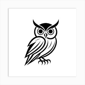 Owl design Art Print