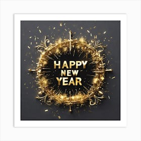 Happy New Year 89 Art Print