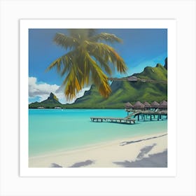 Bora Bora Art Print