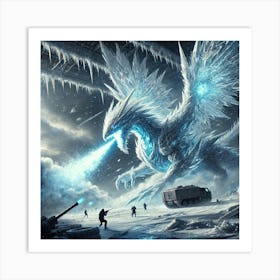 A Futuristic Sci Fi Depiction Of Cryonix, The Fros Art Print