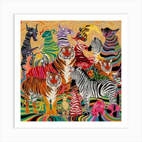 Zoo Animals 1 Art Print