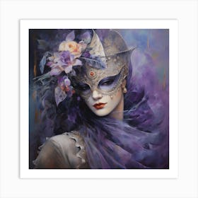 Venetian Mask Art Print