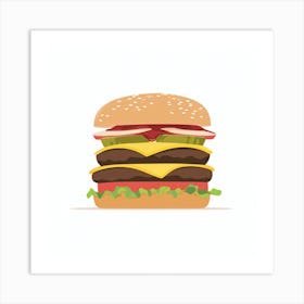 Hamburger 8 Art Print