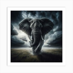 Elephant In The Sky 7 Art Print