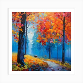 Autumn Forest 4 Art Print