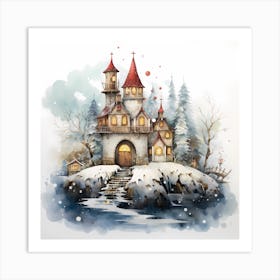 Snow-kissed Dreams Art Print