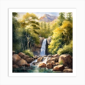 Waterfall 3 Art Print