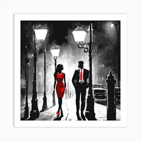 Night On The Town Art Print