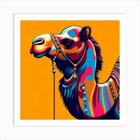 Camel Painting Art Print