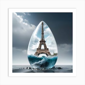 Paris Eiffel Tower Art Print