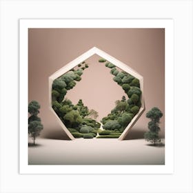 Garden Of Trees Art Print