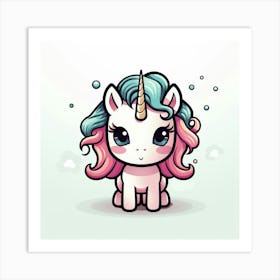 Cute Unicorn, Cute Unicorns, Cute Unicorns, Cute Unicorns, Cute Unicorn Art Print