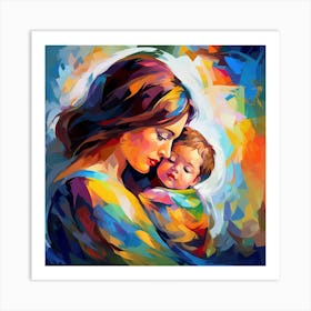 Mother And Child 1 Art Print