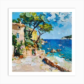 House By The Sea. Mallorca Art Print