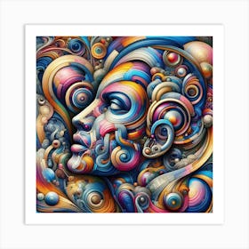 Psychedelic Art 6 Art Print