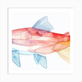 Salmon 2 Art Print