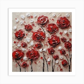 Red Roses Art Print