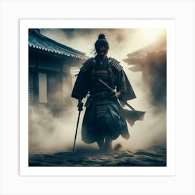 Samurai Warrior Art Print