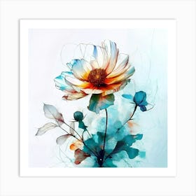 Dahlia 6 Art Print