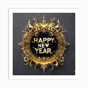 Happy New Year 121 Art Print